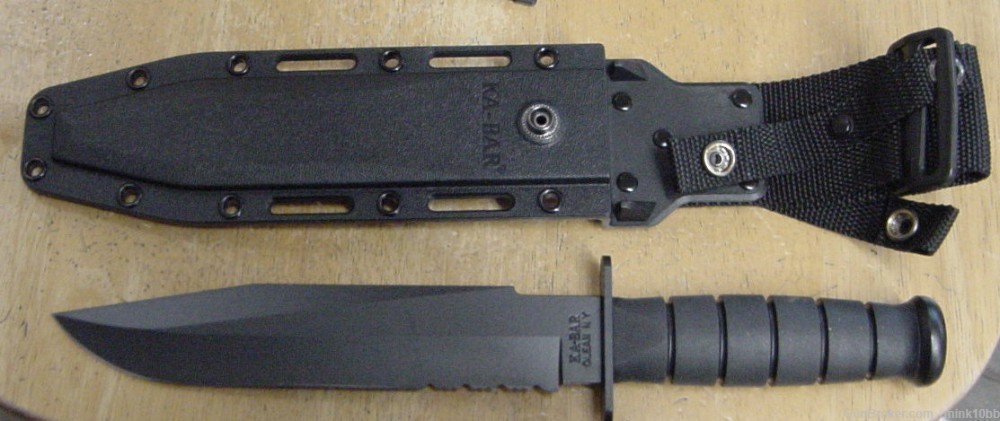 KaBar Black Fighter Knife  1271-img-0