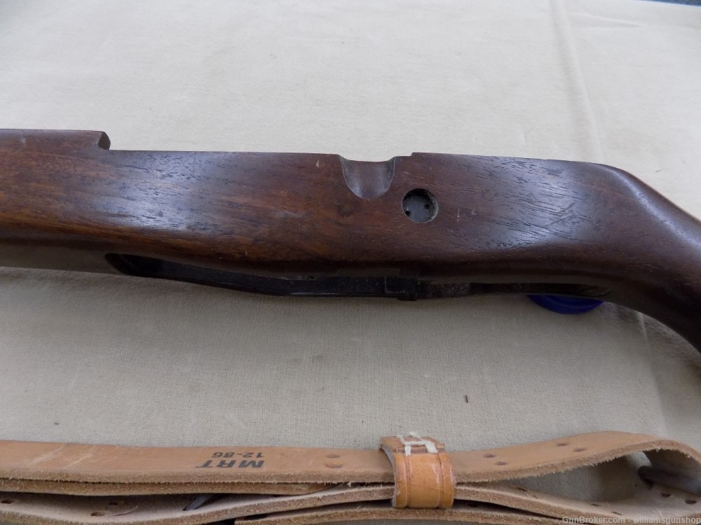 M1A walnut stock with Leather Sling-img-6