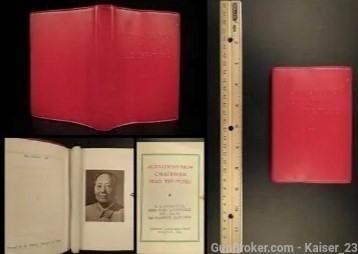 First Edition copy of Mao's Little Red Book by Peking-img-0