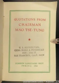 First Edition copy of Mao's Little Red Book by Peking-img-2