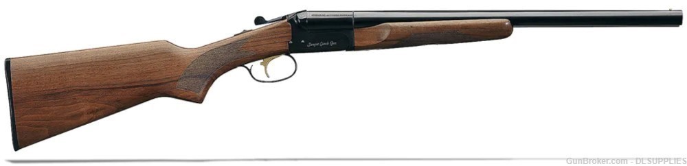 STOEGER COACH GUN SXS SINGLE TRIGGER BLUED FINISH WALNUT 20" BBL 20GA-img-0