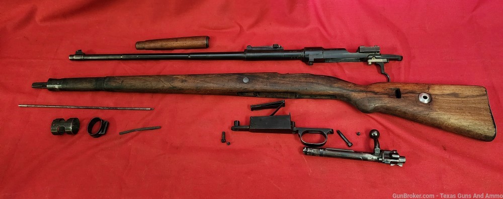 WW2 GERMAN K98 98k MAUSER ERMA S/27 MATCHING BOLT AND STOCK! -img-2