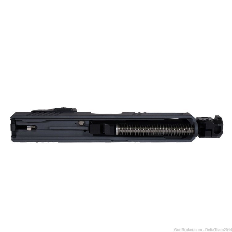 Complete Slide for Glock 19 - Holosun 407C-X2 17-4 Sniper Grey RMR Slide-img-3