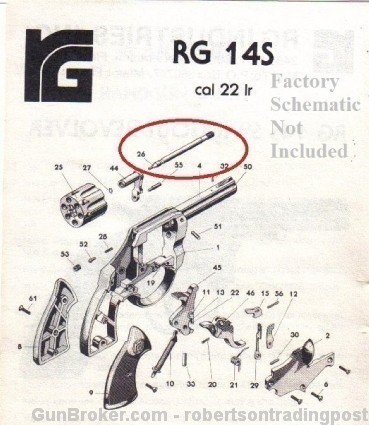 Rohm RG14S Cylinder Pin RG Industries RG14S .22-img-11