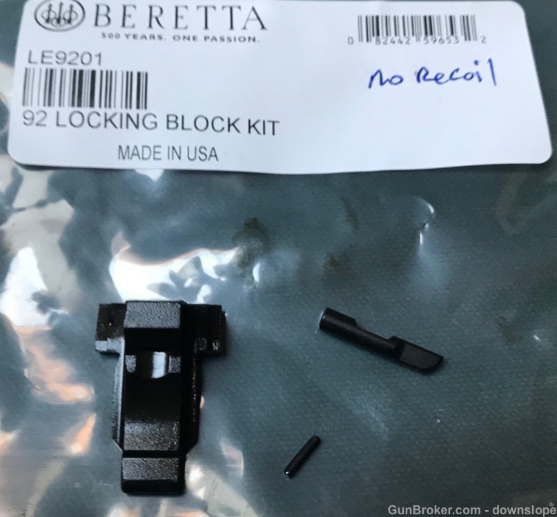 Beretta 92/96 3rd Generation Locking Block Kit FACTORY 92-92S-92F-92FS-969-img-1
