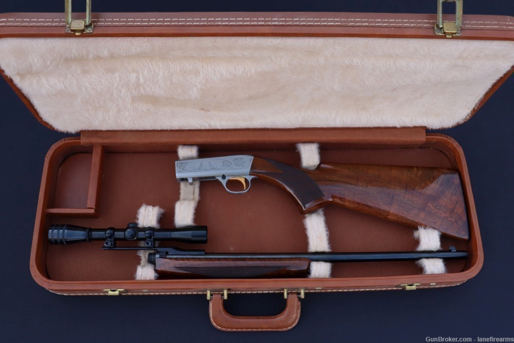 BROWNING AUTO-22 GRADE II w/REDFIELD SCOPE AND CASE - 1965 Mfg.-img-0