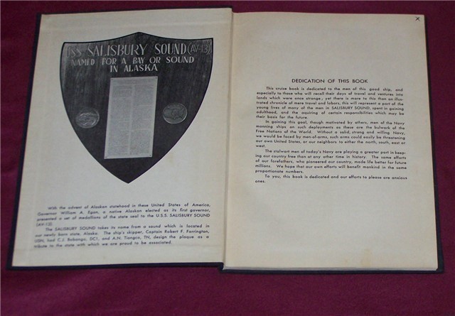 U.S.S. SALISBURY SOUND (AV-13) 1960 CRUISE BOOK-img-3