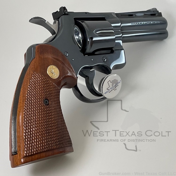 Colt Python 1979 4" Barrel Beautiful Condition In The Box-img-5
