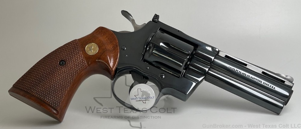 Colt Python 1979 4" Barrel Beautiful Condition In The Box-img-3