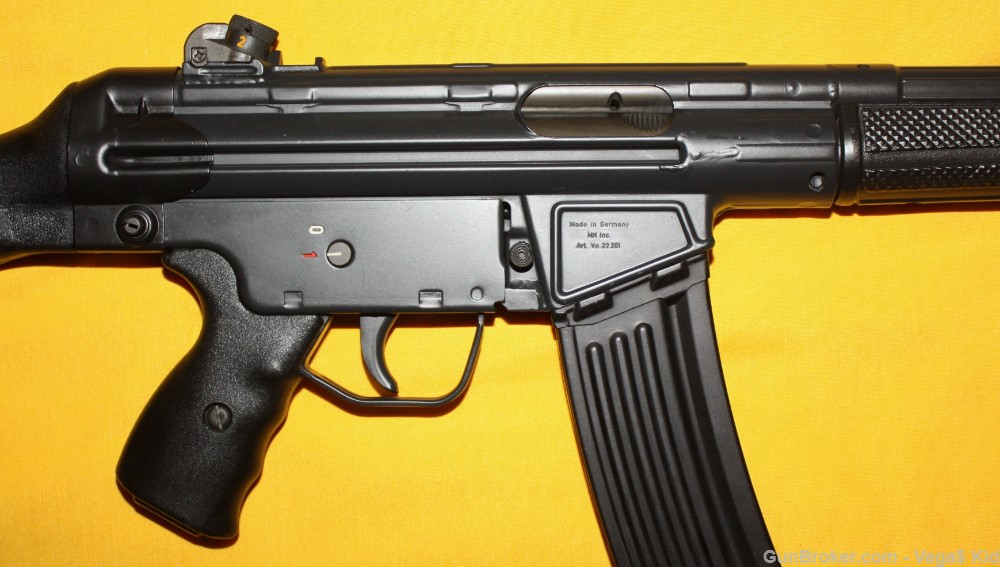 Nice Heckler & Koch Model 93A2 .223 5.56 H&K HK93 1981 Pre-Ban 6-40rd mags-img-7