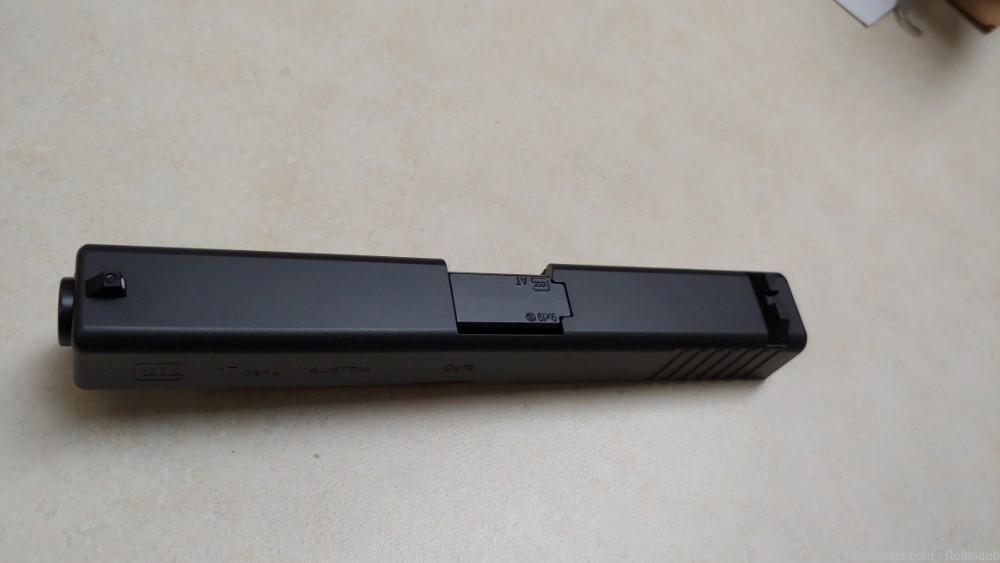 Genuine Factory OEM Glock 17 Gen 4 9mm Full size Complete Slide Assembly -img-2