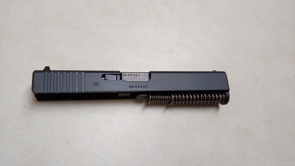 Genuine Factory OEM Glock 17 Gen 4 9mm Full size Complete Slide Assembly -img-0
