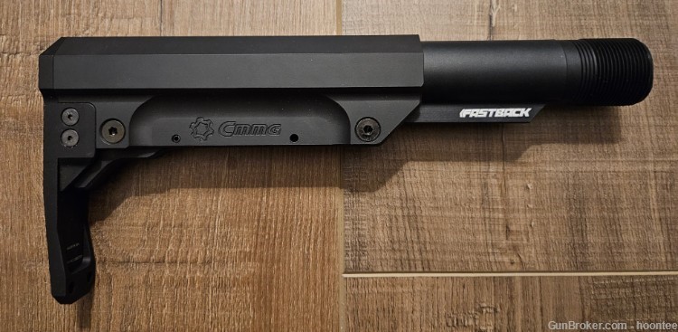 CMMG RipStock, Matte Black, FastBack Carbine Length Mil-Spec Buffer Tube-img-0