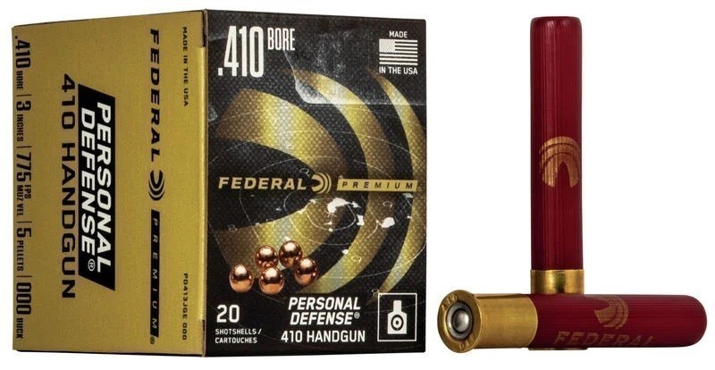 Federal Personal Defense Handgun 410 Bore 000 Buck Shot Size PD413JGE000-img-0
