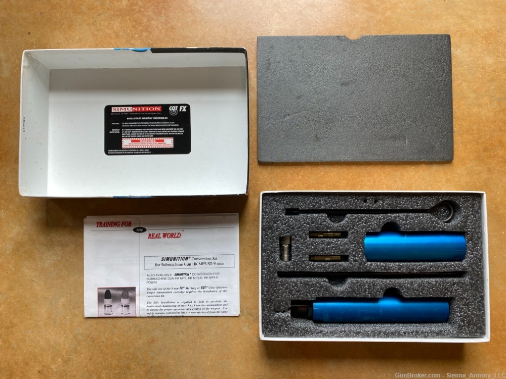 Heckler & Koch MP5SD MP5 SD 9mm Simunition Kit + 2 Blue Magazine Mag -img-4