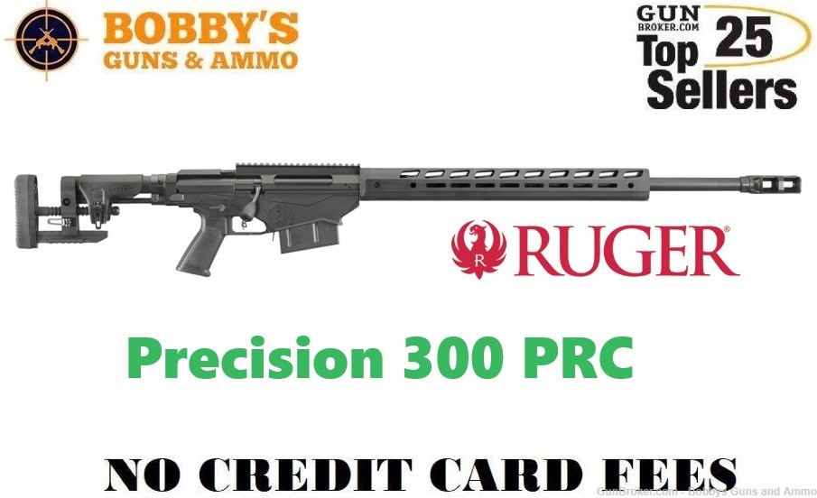 Ruger 18083 Precision 300 PRC 5+1 26" Folding MSR Stock-img-0