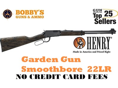Henry H001GG Garden Gun Smoothbore Full Size 22 LR-Shotshell 15+1 18.50"