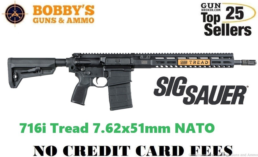 Sig Sauer R716I16BTRD 716i Tread 7.62x51mm NATO 20+1 16" NO CREDIT CARD FEE-img-0