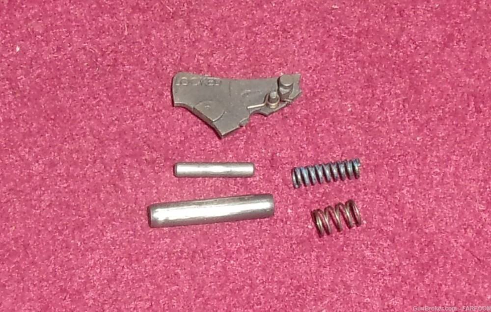 S&W 442 38 SPECIAL+P AIRWEIGHT LOCK ARM, BUSHING, PIN, & 2 SPRINGS ASSEMBLY-img-0