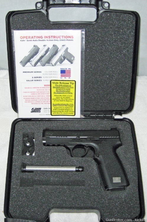 Kahr Model TP-2 Semi Auto Pistol 9MM Night Sights Two Mags-img-0
