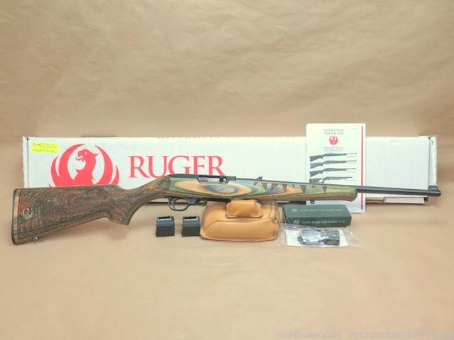 Ruger 10/22 Rare Green Mountain Carved Talo Exclusive 22lr New In Box-img-0