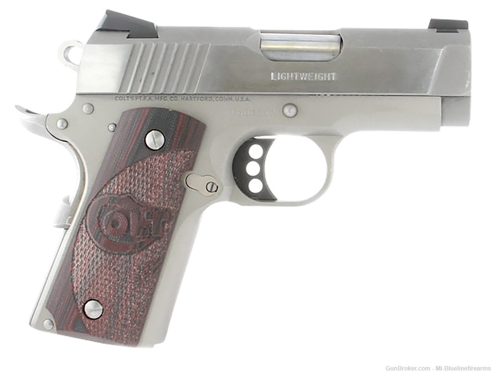 Colt Mfg O7000XE Defender Compact 45 ACP 7+1 3" Steel Barrel, Stainless Ser-img-0