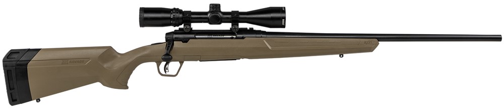 Savage Axis II XP 6.5 Creedmoor Rifle 22 FDE w/Bushnell Banner 3-9x40mm Sco-img-0