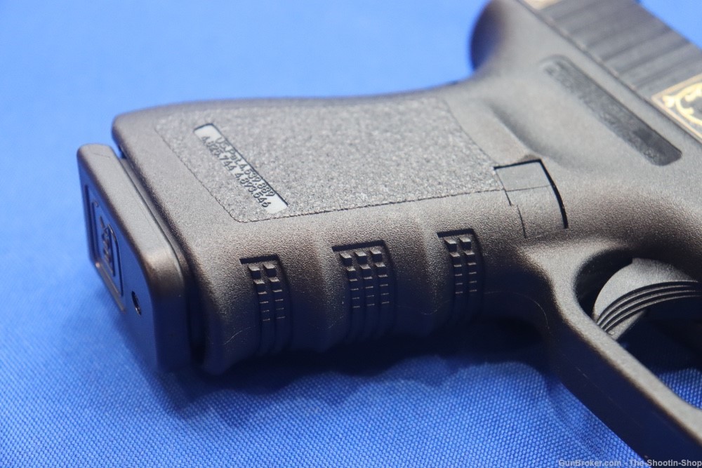 Glock G19 Pistol FACTORY HAND ENGRAVED & GOLD INLAID ELP Prefix 9MM 19 GEN3-img-45