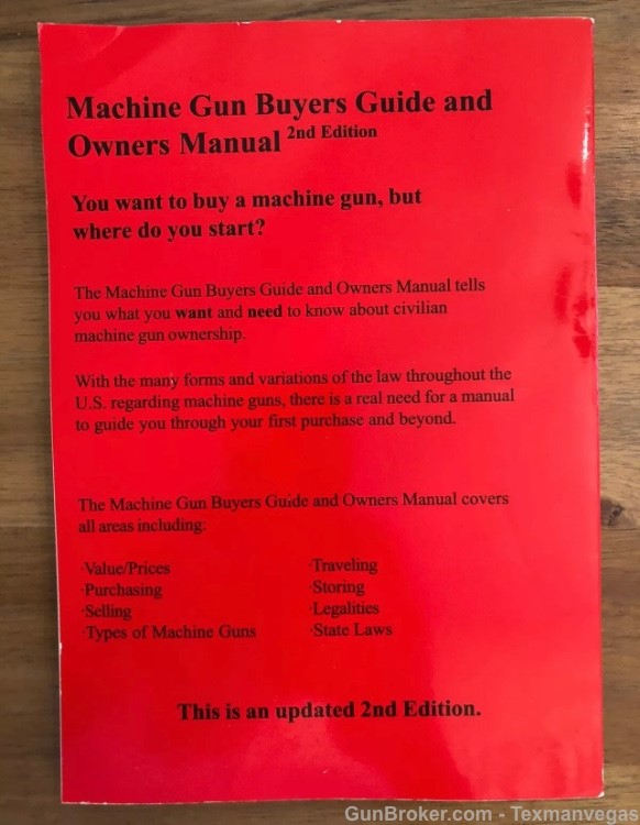 Machine Gun Buyers Guide And Owners Manual New Large Updated 2nd Edition-img-1