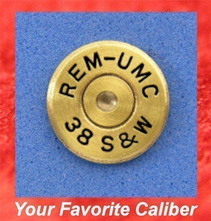 Remington REM-UMC 38 S&W Cartridge Hat Pin  Tie Tac  Ammo Bullet-img-0