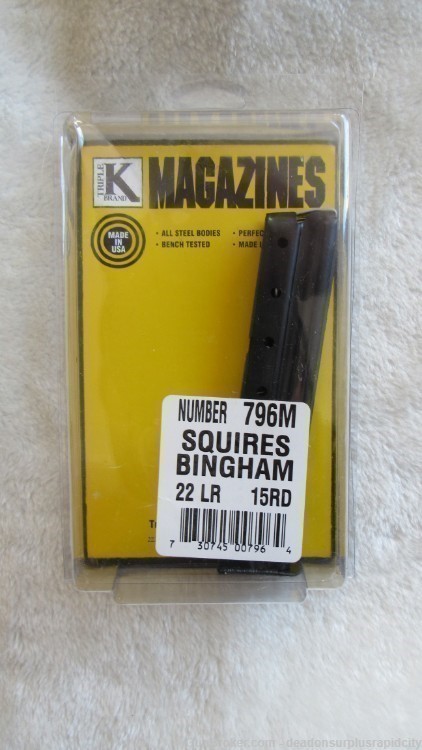TRIPLE K 796M Squires Bingham K-MART Kassnar  16 20 15 RD 22 22LR Magazine -img-1