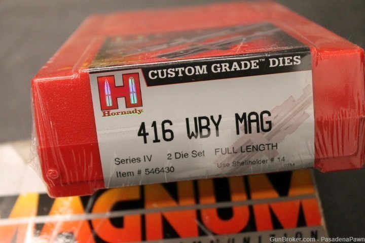 Weatherby 416 Magnum ammo and reloading kit-img-5
