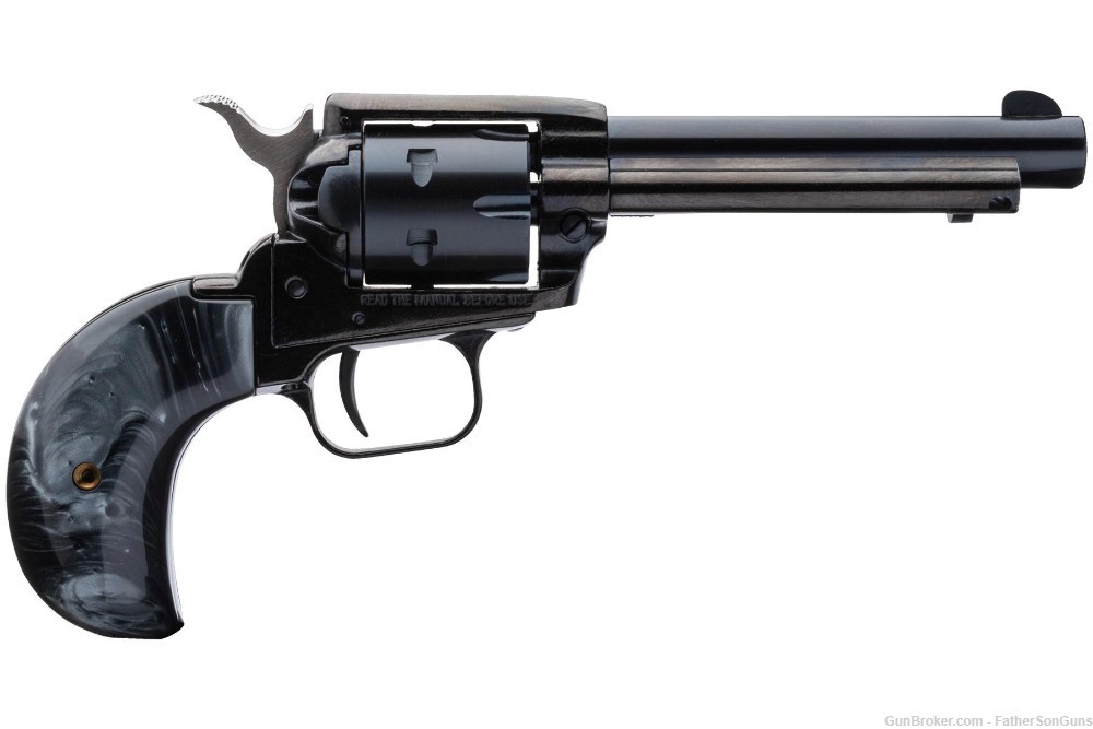 Heritage Birdhead Handgun .22 LR/.22 WMR 6rd Capacity 4.75" Brl. blk pearl -img-0