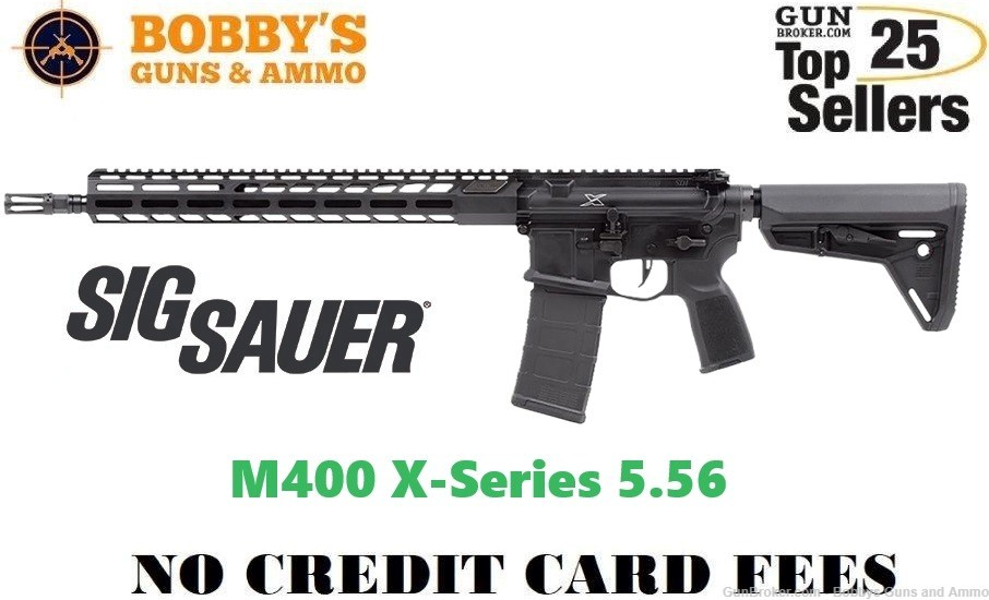 Sig Sauer RM400SDI16BP M400 X-Series 5.56 NATO 16" 30+1 Flat Match Trigger-img-0