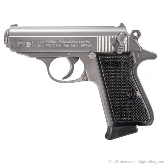 NEW WALTHER PPK/S .380ACP PISTOL STAINLESS STEEL 4796004-img-0