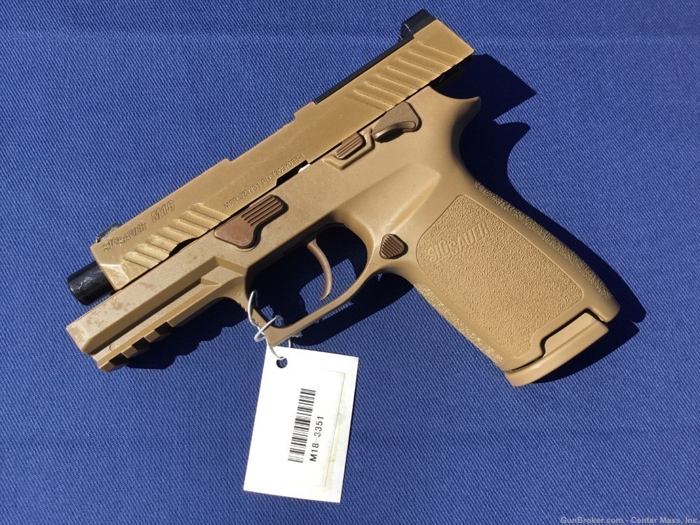 Sig Sauer Model M18 USGI Pistol 9MM 17RD P320 Commemorative Coyote OR US GI-img-6