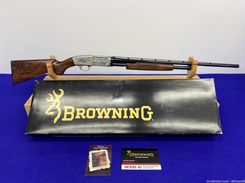Browning 42 410ga Blue 26" *HIGHLY DESIRABLE DUCKS UNLIMITED MODEL*Set 1/3-img-57