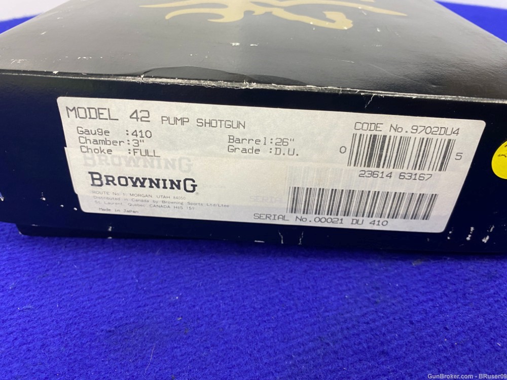 Browning 42 410ga Blue 26" *HIGHLY DESIRABLE DUCKS UNLIMITED MODEL*Set 1/3-img-2