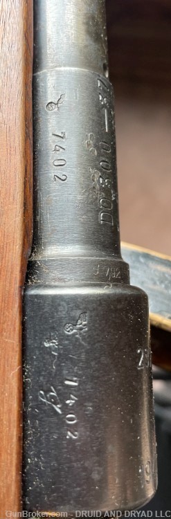 WW2 German Army Issue 8mm Mauser Rifle Rare Gem Unique Markings-img-8