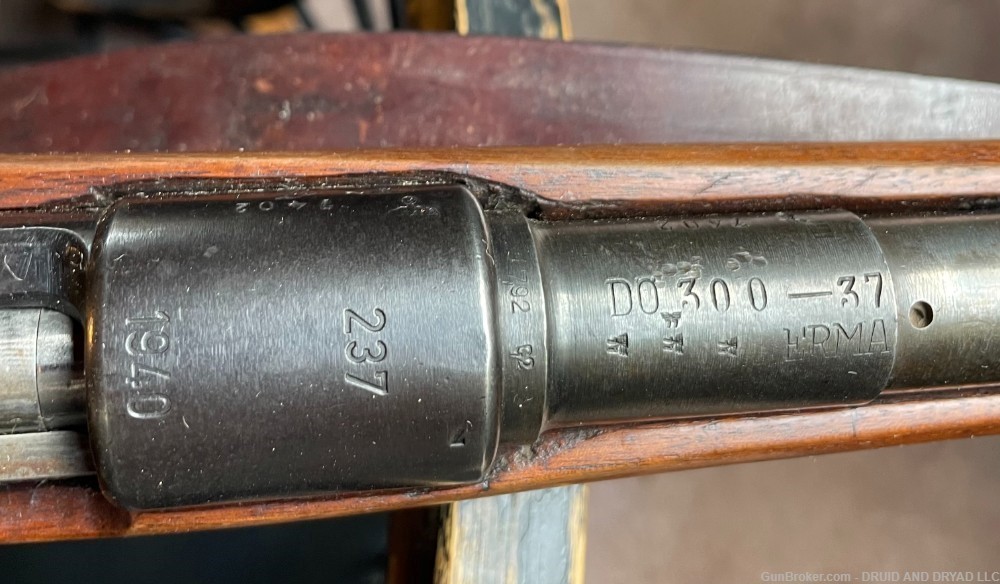 WW2 German Army Issue 8mm Mauser Rifle Rare Gem Unique Markings-img-6