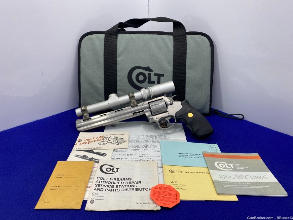 1988 Colt Whitetailer II Stainless 8" *1 of only 500 ever made* ULTRA RARE-img-0