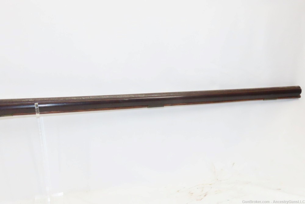 ENGRAVED Antique WARREN / ALBANY 16 Gauge Percussion Fowling Piece FRONTIER-img-4