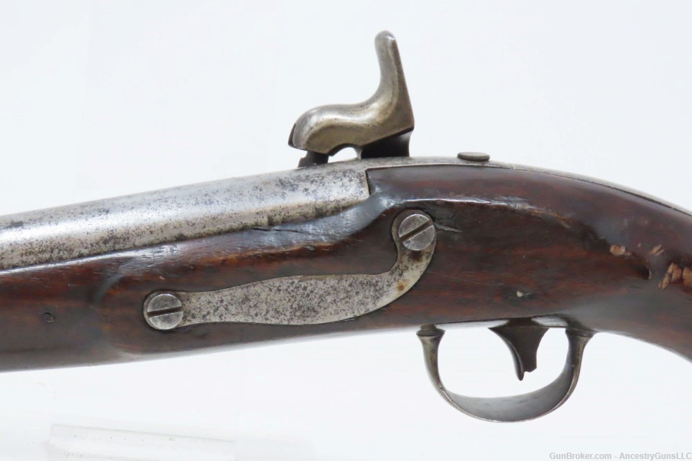 Antique SIMEON NORTH U.S. CONTRACT Model 1819 Martial CONVERSION Pistol    -img-15