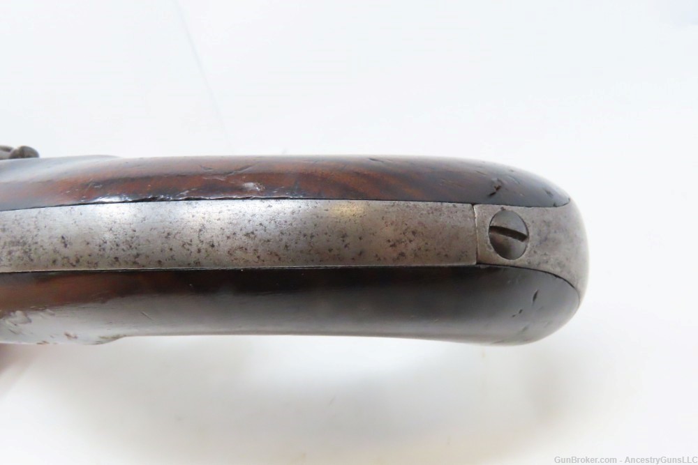 Antique SIMEON NORTH U.S. CONTRACT Model 1819 Martial CONVERSION Pistol    -img-7