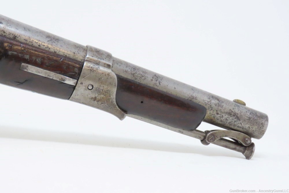 Antique SIMEON NORTH U.S. CONTRACT Model 1819 Martial CONVERSION Pistol    -img-4