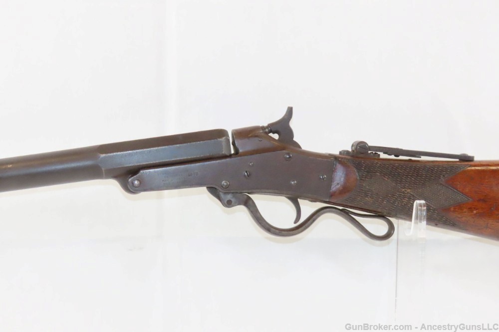 Antique Single Shot MASSACHUSETTS ARMS MAYNARD Model 1873 Shotgun 20 Gauge -img-3