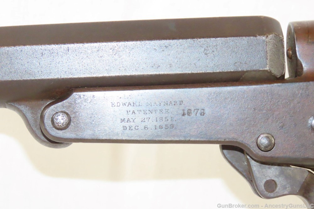 Antique Single Shot MASSACHUSETTS ARMS MAYNARD Model 1873 Shotgun 20 Gauge -img-5