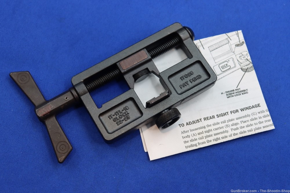 Glock Pistol FACTORY Sight Pusher 17-17L 19-22-23 OEM Professional Tool 9MM-img-0