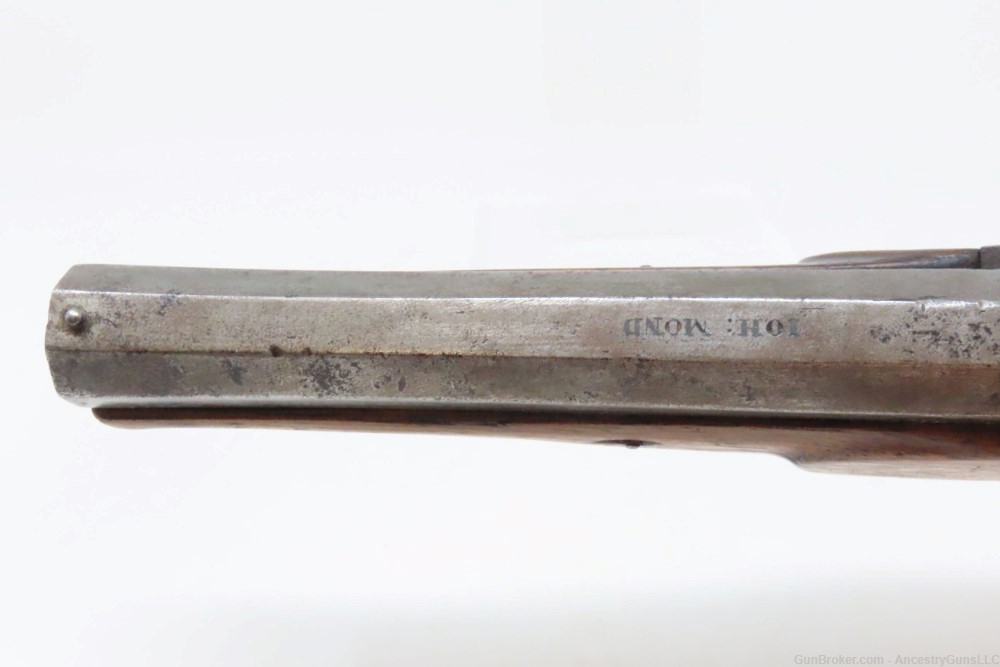 AUGSBURG, BAVARIA JOHANN MOND Mid-1800s Pistol .42 Antique-img-9