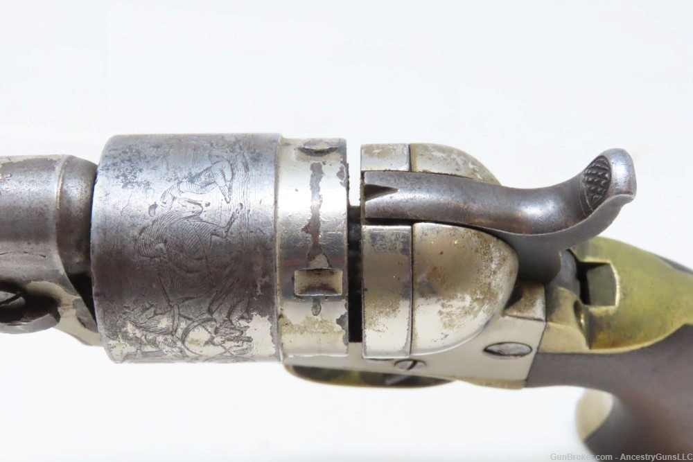 Antique COLT Pocket NAVY Cartridge Conversion .38 CF Revolver 3-1/2” BARREL-img-8